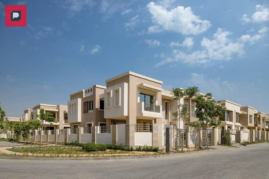 villa for sale with an open view on the landscape in Taj City Compound on Suez Direct Road in front of Cairo Airport 8