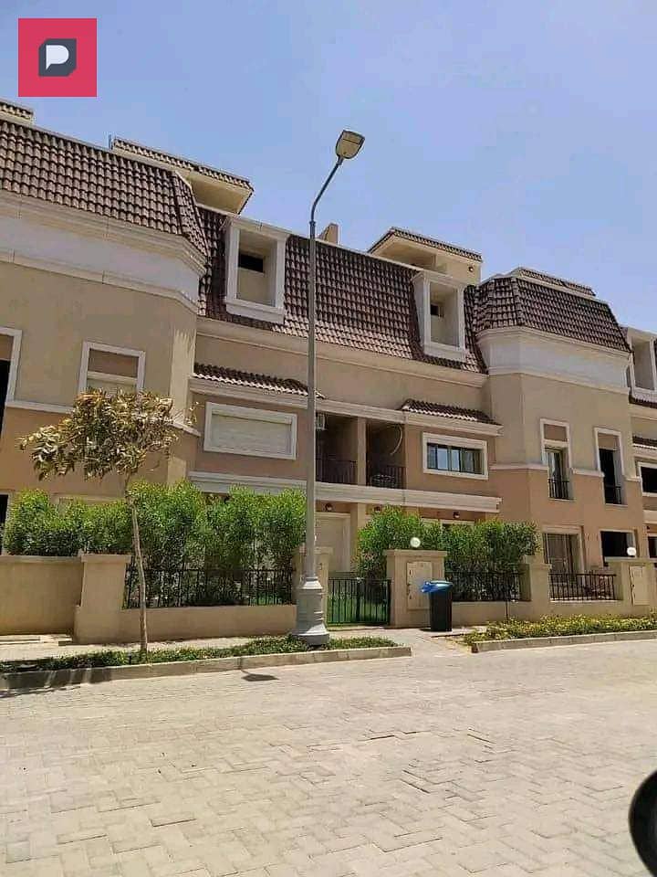 S villa for sale in Sarai Compound, your discount is greater than your down payment, with cash installments over 8 years, a villa with a clear sea cor 1