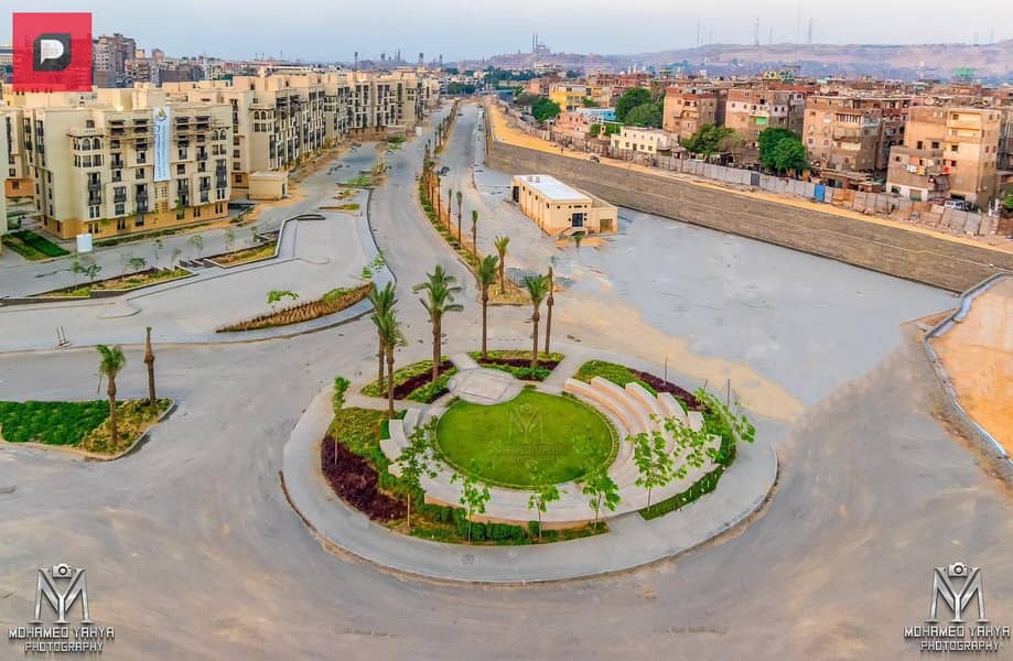 Apartment 166 m immediate delivery fully finished, in downtown Arabesque Al-Fustat Compound with installments for 12 years prime location in Old Cairo 5