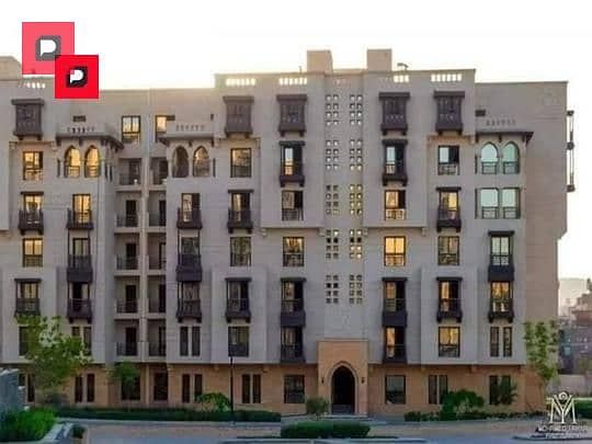 شقة استلام فوري للبيع في كومباوند ارابيسك الفسطاط في وسط البلدApartment for immediate delivery for sale in Arabesque Al-Fustat Compound in Downtown 1