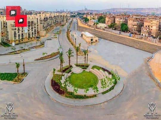 شقة استلام فوري للبيع في كومباوند ارابيسك الفسطاط في وسط البلدApartment for immediate delivery for sale in Arabesque Al-Fustat Compound in Downtown 10