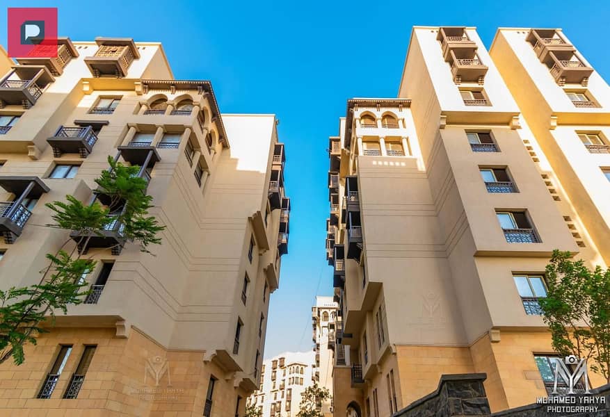 Apartment 166 m immediate delivery fully finished, in downtown Arabesque Al-Fustat Compound with installments for 12 years prime location in Old Cairo 13