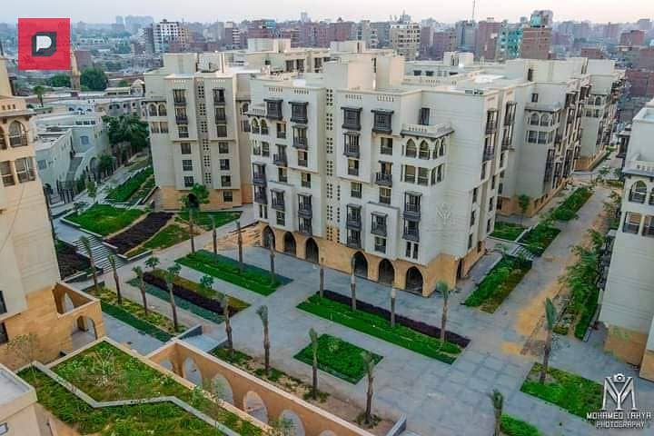 Apartment 166 m immediate delivery fully finished, in downtown Arabesque Al-Fustat Compound with installments for 12 years prime location in Old Cairo 15