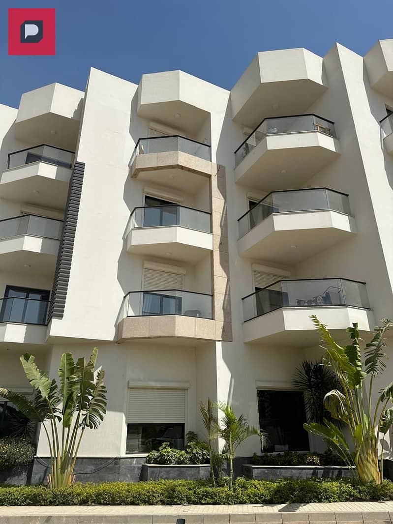 Hotel apartment for sale next to City Center Almaza, fully finished with kitchen and air conditioners in Valore Sheraton View Landscape Compound 10