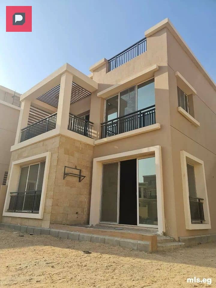 Townhouse corner origami Taj City Very prime location in new cairo Total price15M installments over 8 years 5