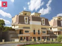 S Villa for sale, corner in Sarai Compound, New Cairo, on Suez Road, next to Madinaty, near the Fifth Settlement and the American University. 0