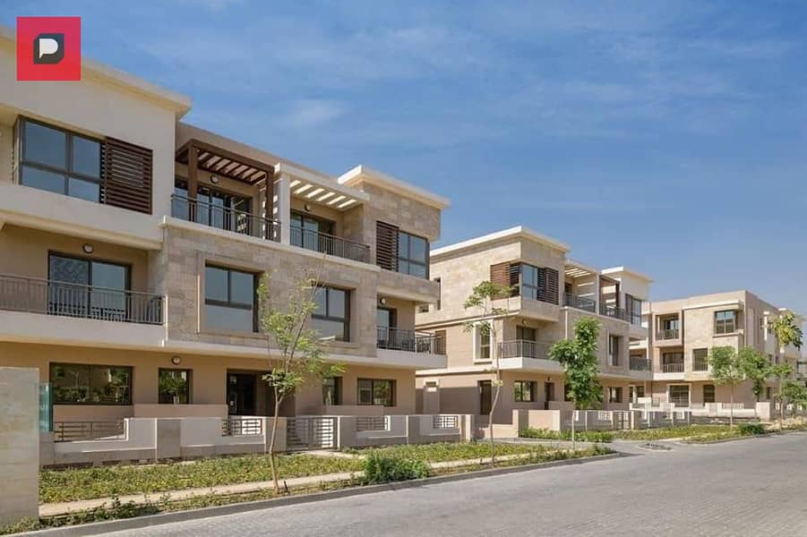 Townhouse corner origami Taj City Very prime location in new cairo Total price15M installments over 8 years 14