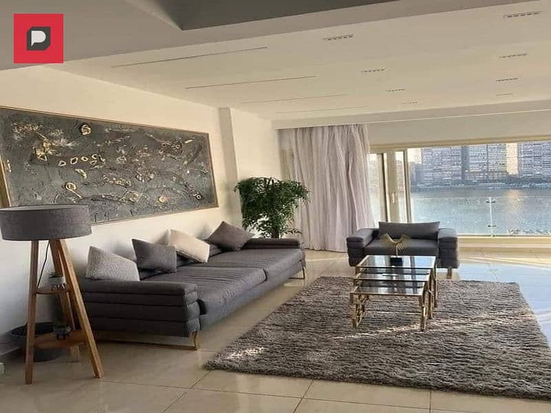 Apartment for sale on the Nile for 14 million, immediate receipt and installments over 5 years, including appliances and air conditioners 2