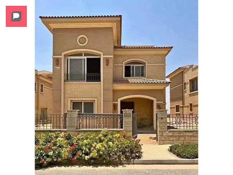 Villa for sale inside a compound of villas only between Palm Hills and Mountain View on Khatam Al Wusta inside Telal East Compound 23