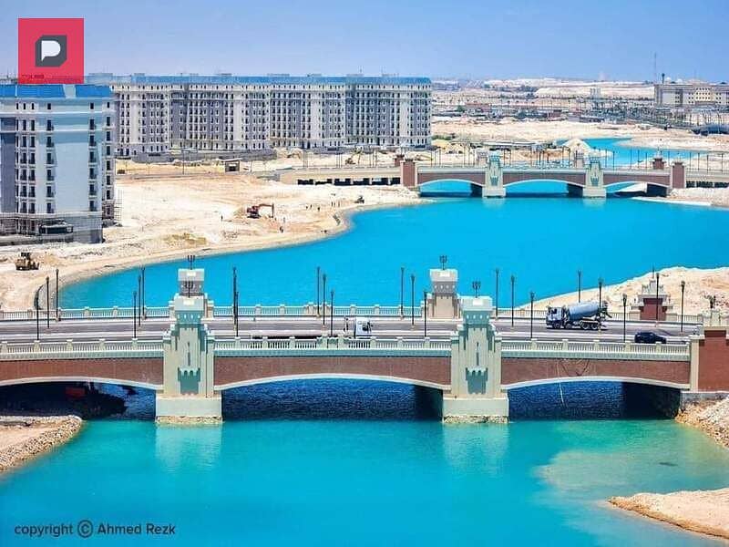 Apartment for sale in the Latin Quarter, North Coast, New Alamein, next to New Alamein Towers and Marina 7, fully finished, immediate receipt 16