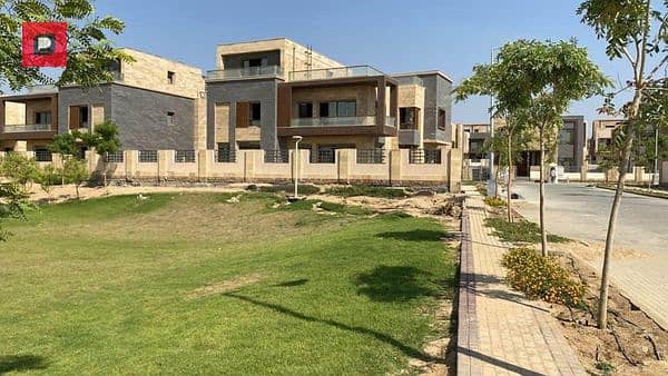 Villa for sale in a compound in Taj City next to Taj Sultan, behind Mirage City Close to Nasr City and Heliopolis  Open View on Green Area 6