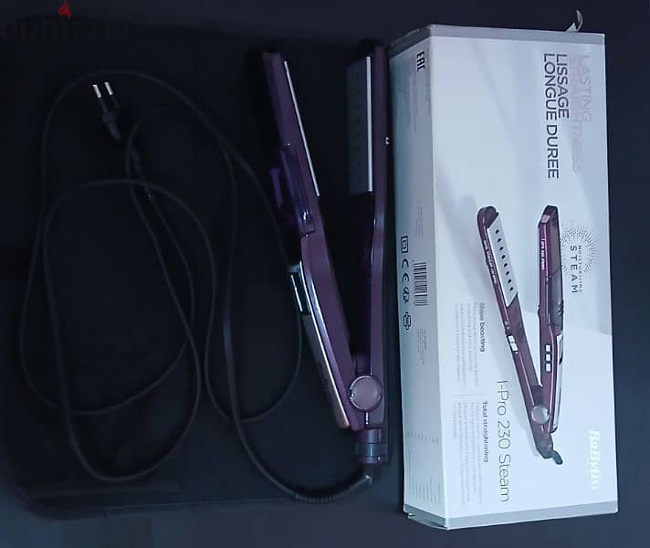 مكواة شعر بيبى ليس Babyliss بالبخار 2