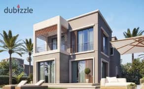 Pay a 10% down payment and receive a villa with an open garden view on Suez Road, in Taj City New Cairo Compound, next to Kimpiniski.