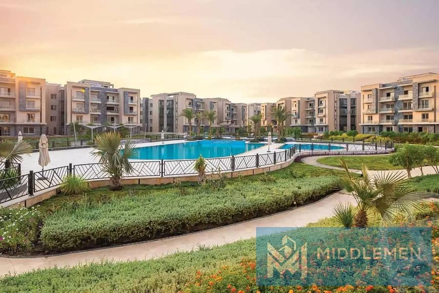 apartment 119m fully finished  ready to move galleria moon valley new cairo 2