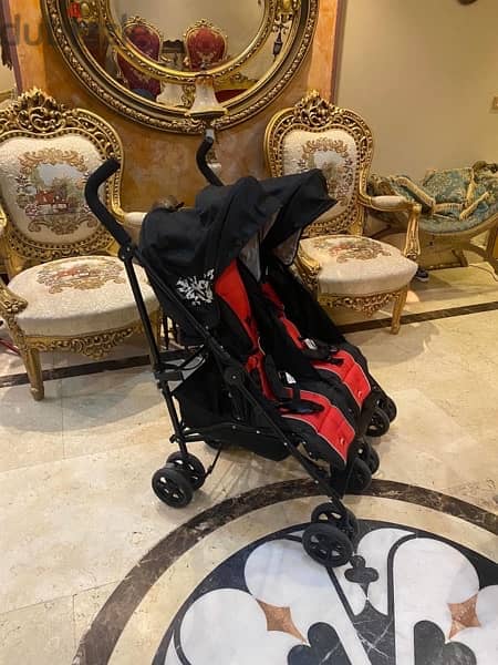 stroller juniors twins original حاله الجديد 9