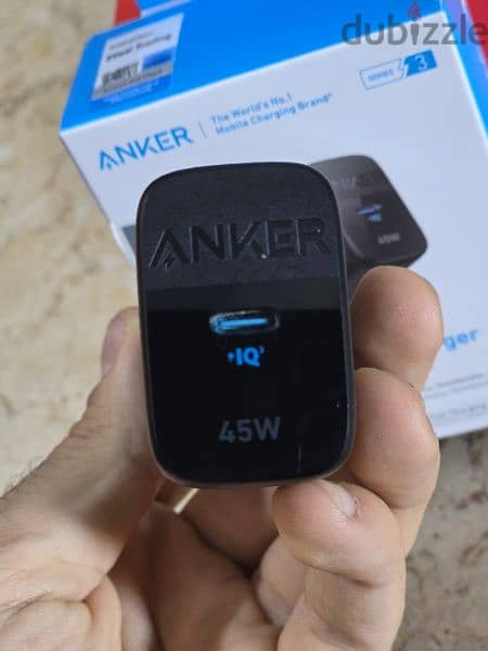 Anker 45w Charger + Anker powerline 3 5A 100W 1.8m 1