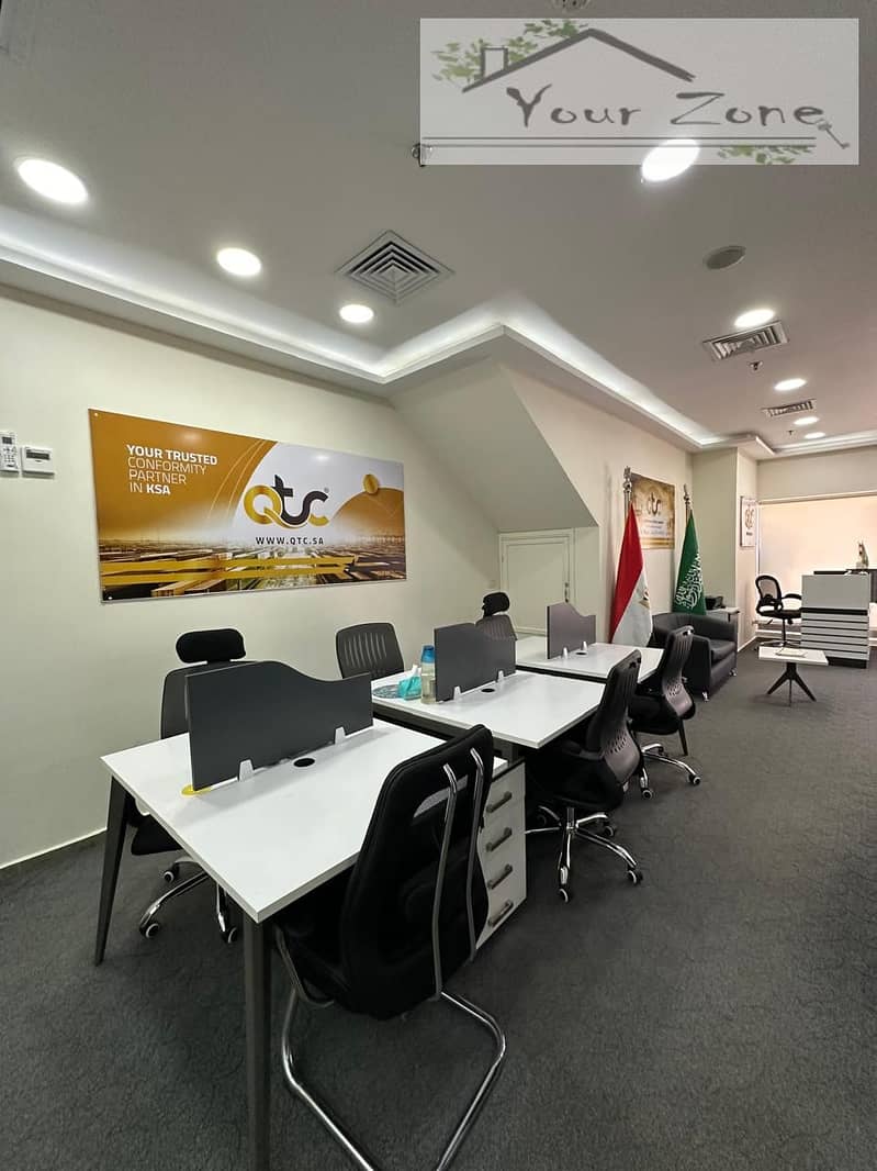 A headquarters for rent, suitable as an office, in Sheikh Zayed Mall, The Courtyard 1