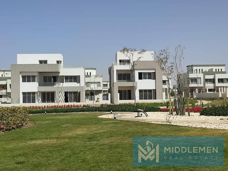 توين هاوس 280م مودرن فيو لاندسكيب بسعر مميز , هايد بارك التجمع hyde park 3