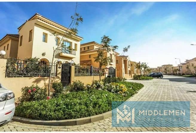 town house 242 m delivered open view under market price , hyde park new cairo 7