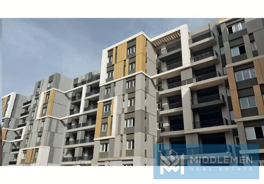 apartment 138m prime location ba7ry ready to move , haptown mostakbal city 0