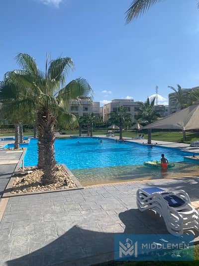 chalet 145 m with  garden 180 m pool view under market price prime location Amwaj north coast