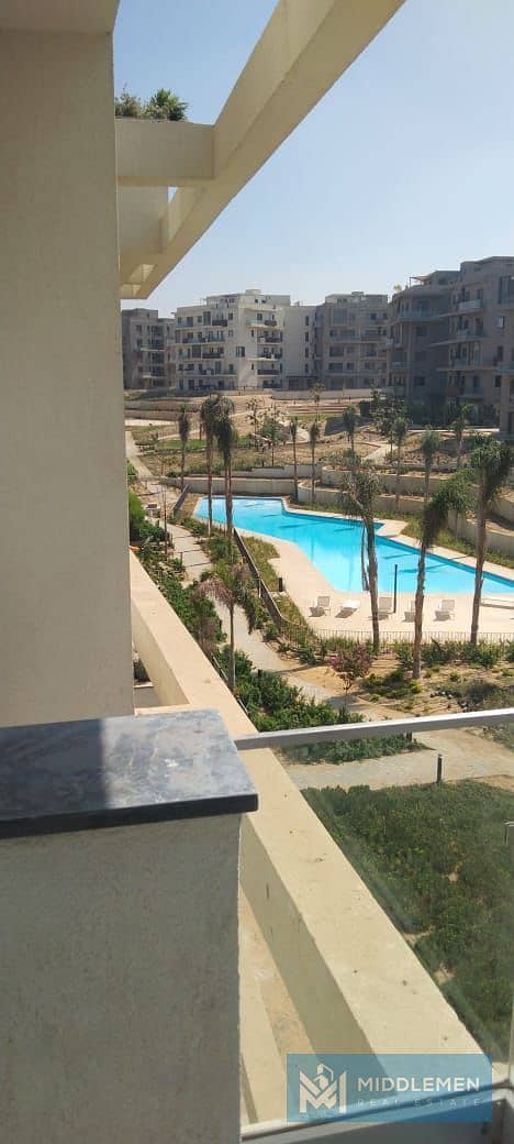 apartment for rent 188m finished with acs and furnished prime location , villette sodic 7