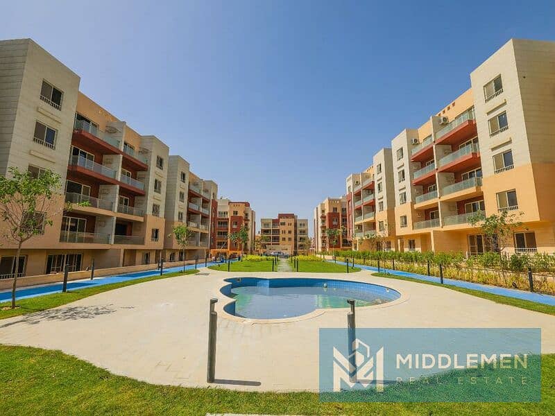 apartment 225 m view landscape corner bahary , promenade new cairo 0