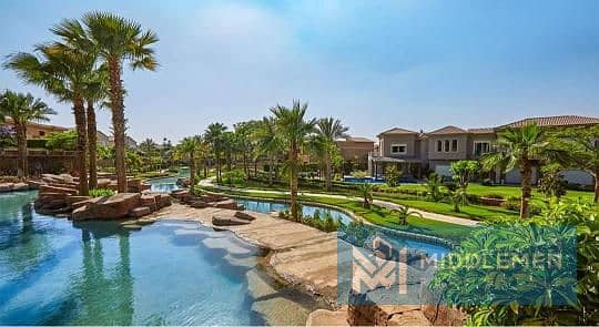 villa standalone 700m under market price fully finished swan lake katameya new cairo 7