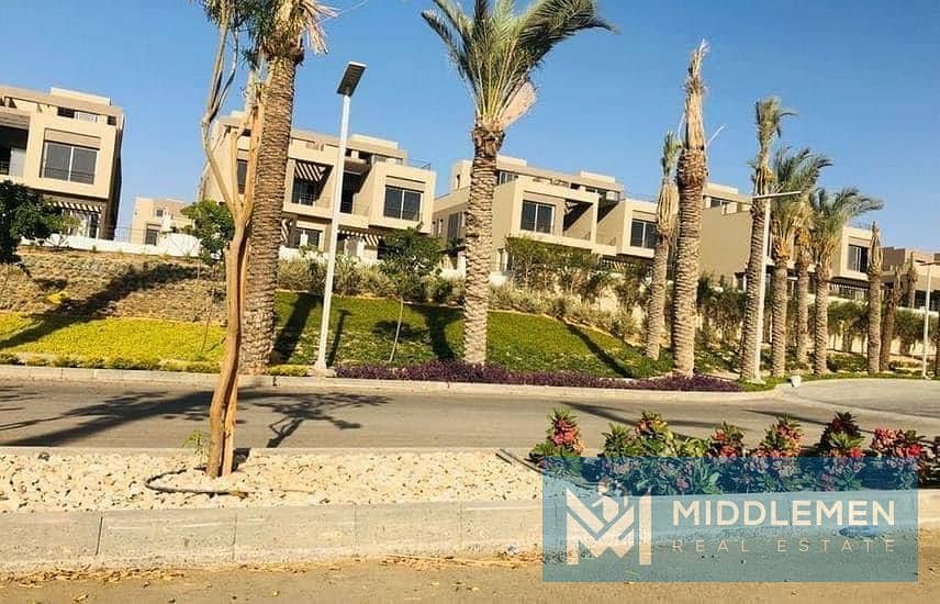 twin house 384 m garden 314m delivered prime location palm hills new cairo 4