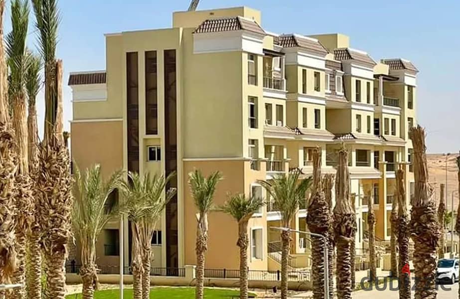 Own an apartment at a special price in Sarai Compound, Egypt City 3