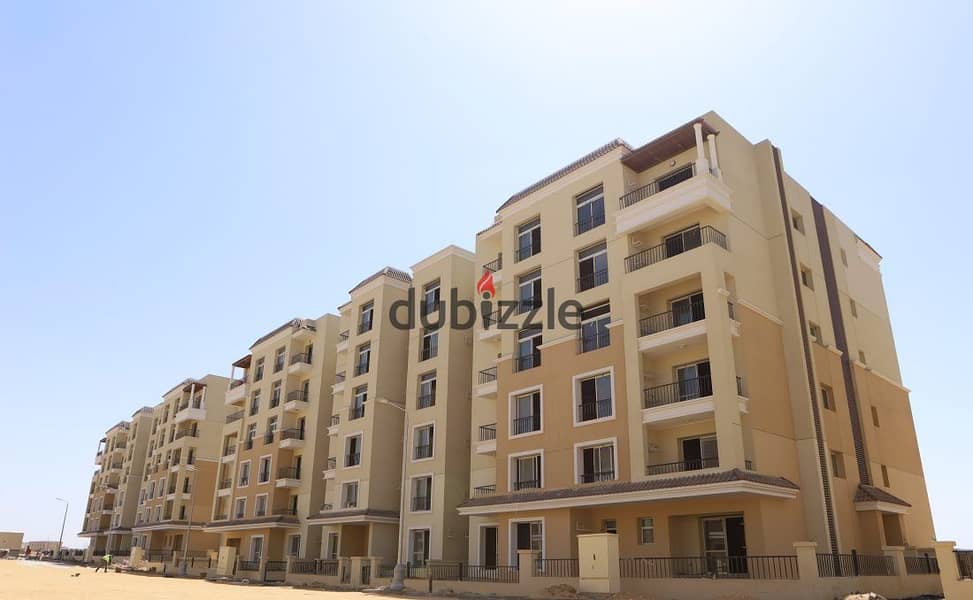 Own an apartment at a special price in Sarai Compound, Egypt City 10