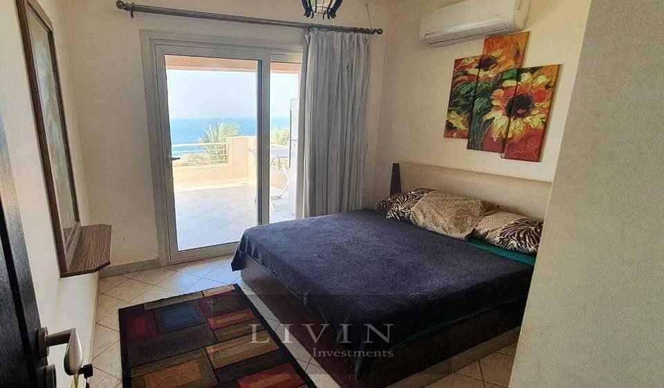 440.000 down payment , chalet for sale, fully finished, with a panoramic view directly on the sea, in the village of Telal Ain Sokhna, in installments 2