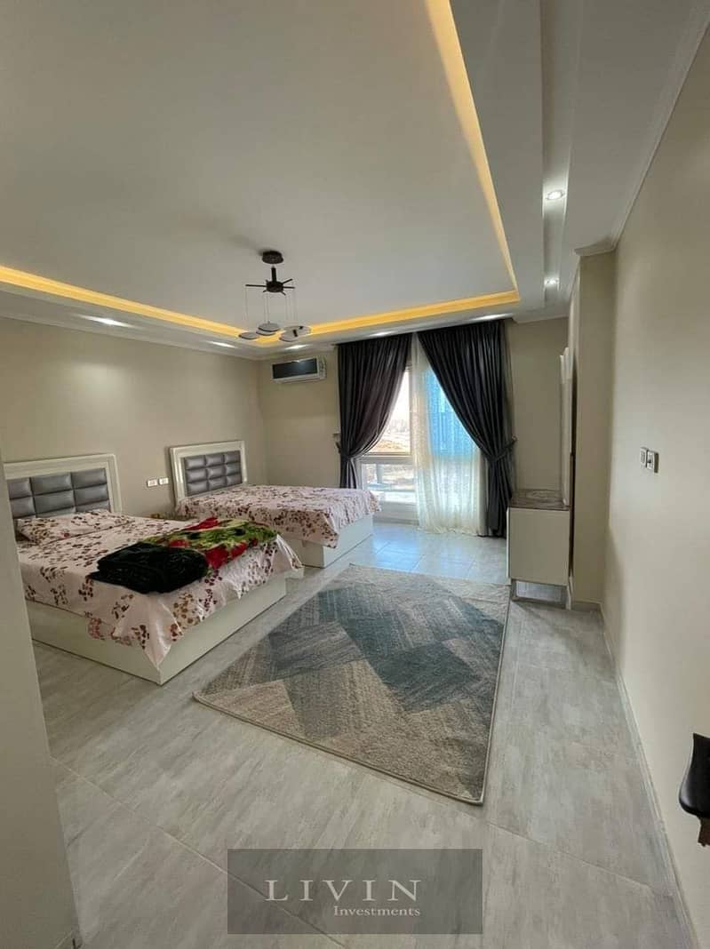 Apartment for sale 166 meters, 3 rooms in Taj City, 6 million less than the company price, the remaining installment over the longest payment period 7