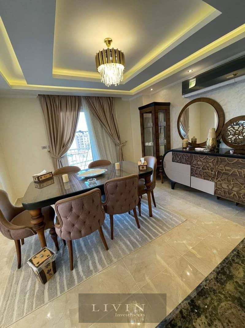 Apartment for sale 166 meters, 3 rooms in Taj City, 6 million less than the company price, the remaining installment over the longest payment period 8