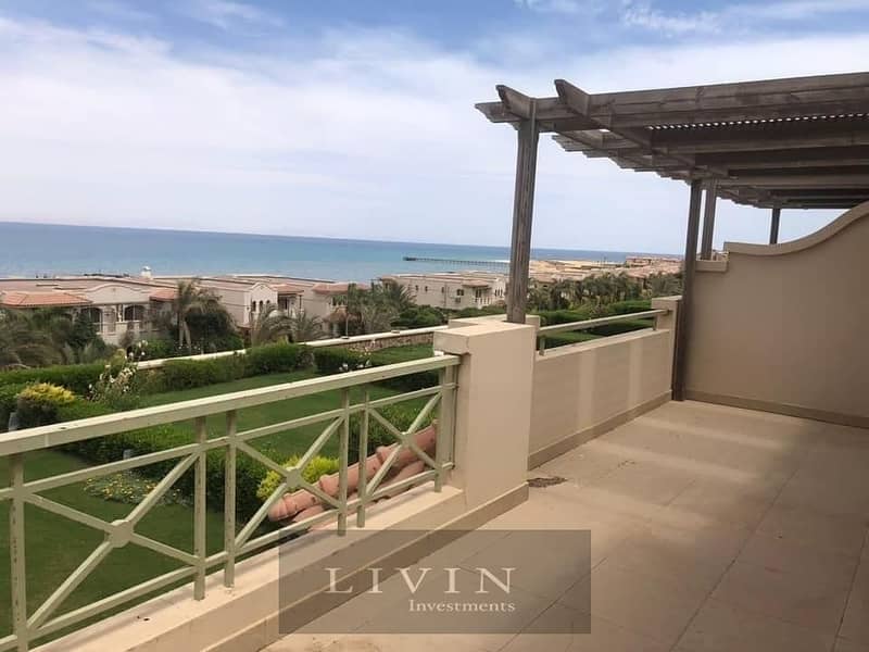 شاليه للبيع 150م استلام فوري متشطب بالكامل sea view في لافيستا جاردنز العين السخنه chalet ready to move in lavista gardens 1