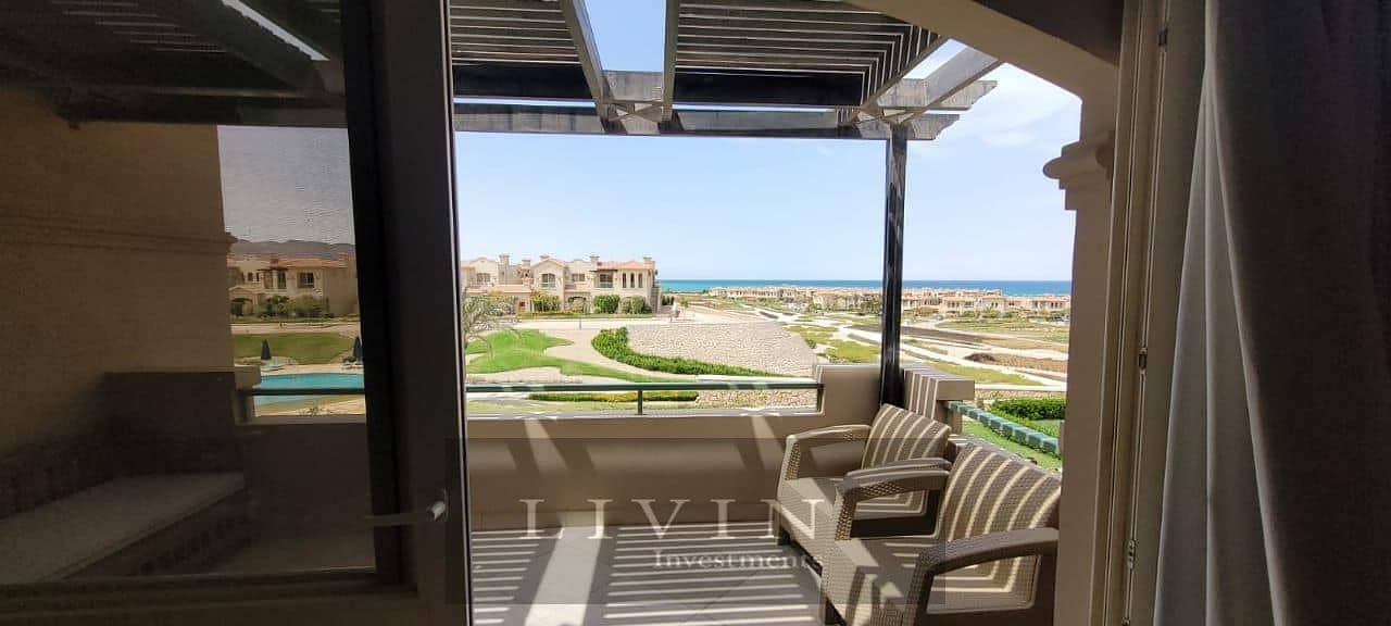 شاليه للبيع 150م استلام فوري متشطب بالكامل sea view في لافيستا جاردنز العين السخنه chalet ready to move in lavista gardens 5