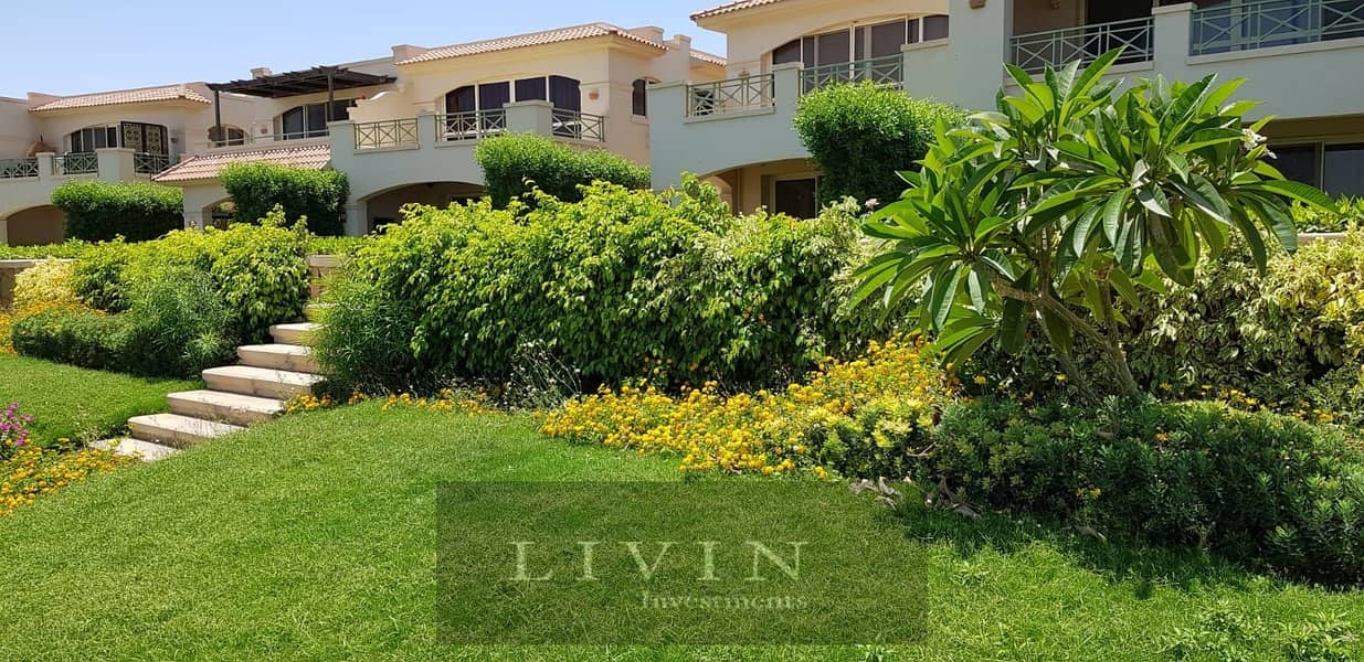 شاليه للبيع 150م استلام فوري متشطب بالكامل sea view في لافيستا جاردنز العين السخنه chalet ready to move in lavista gardens 6