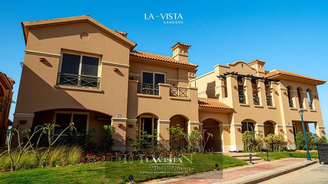 شاليه للبيع 150م استلام فوري متشطب بالكامل sea view في لافيستا جاردنز العين السخنه chalet ready to move in lavista gardens 7