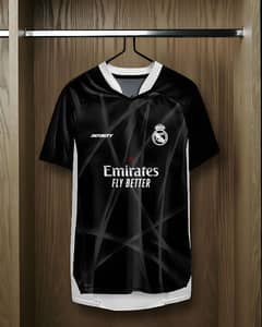 تيشيرت ريال مدريد تصميم خاص و حصري Real Madrid black monster edition