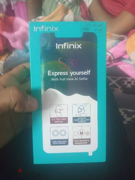 infinix s3x 4gb  64gb فصل لوحده 1