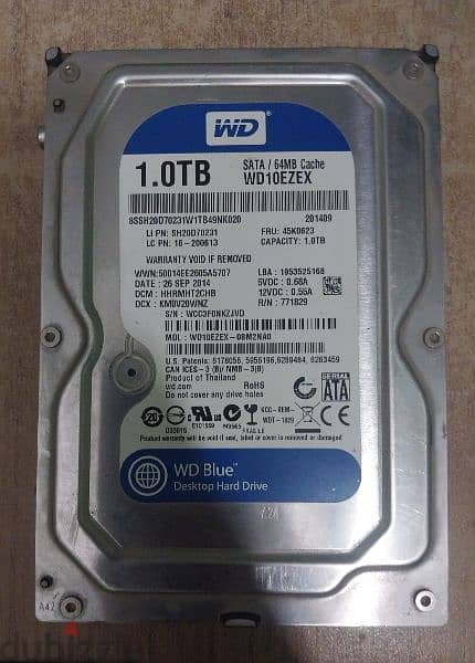 hard disk 1 tb هارد تيرا 0