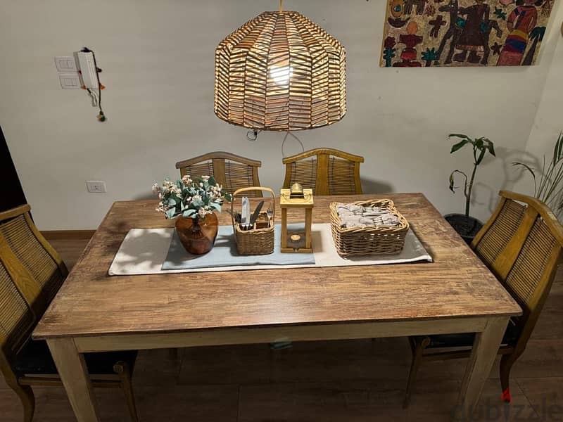 in excellent condition farmhouse style dining table 1