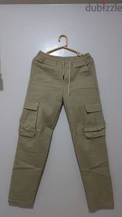 beige cargo pants.