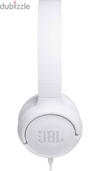 JBL Tune 500 Wired On-Ear Headphones - White (German Model) 2