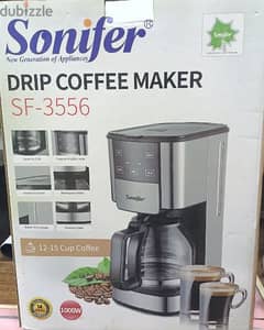 Sonifer Drip Coffee Maker Sf 3556 1000Wماكينه تحضير القهوه سونيفر 0