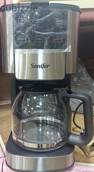 Sonifer Drip Coffee Maker Sf 3556 1000Wماكينه تحضير القهوه سونيفر 5