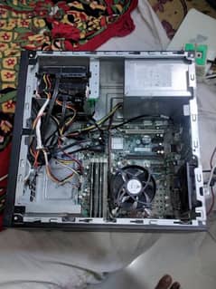 كيسه HP Tower 705 G1 بمعالج AMD A8 Pro 7600b و رام 12 جيجا ddr 3