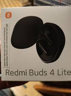 black Redmi buds 4lite سماعة ايربودز