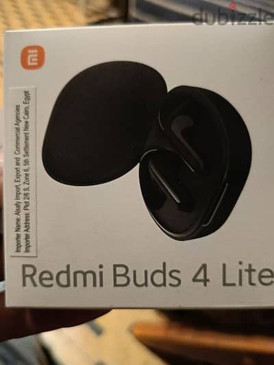 black Redmi buds 4lite سماعة ايربودز