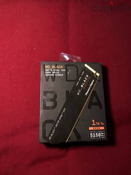 hard ssd WD black SN770 1TB 5150 mb/s 1